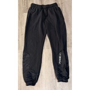 Nike Sportswear Swoosh Joggers Black Mixed Material Sweatpants CZ8850-010 Mens S